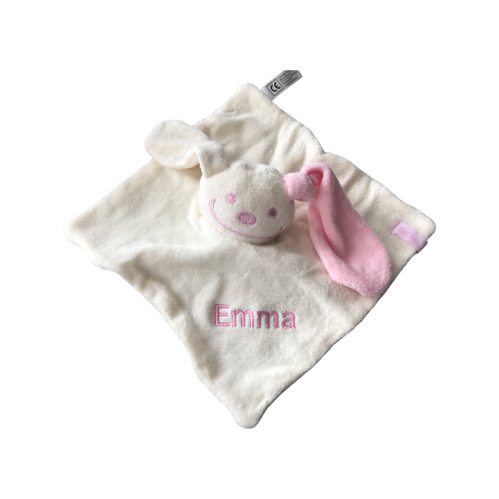 Rabbit stuffed animal with name